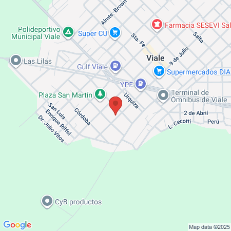 Dr Carlos Guillermo Reggiardo map