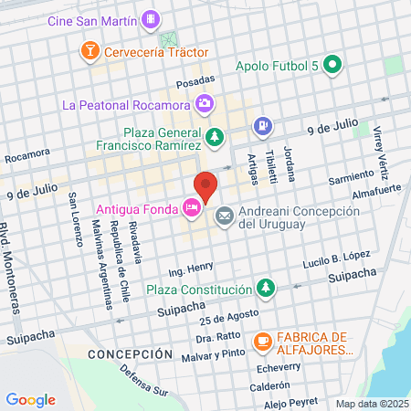 Odontologo Erico Weidmann map