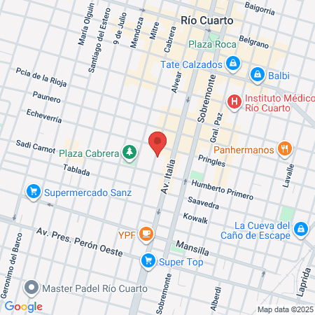 Neurólogo Dr Enzo A Torrigiani map