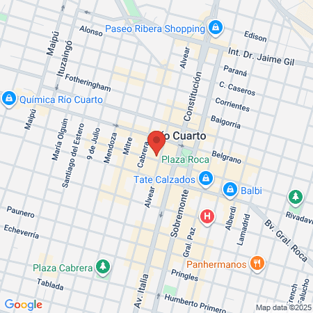 Vitrea Rio Cuarto Turnos Oftalmológicos map