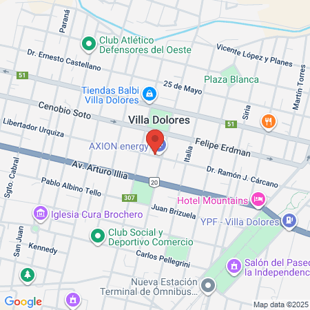 Hospital Villa Dolores map