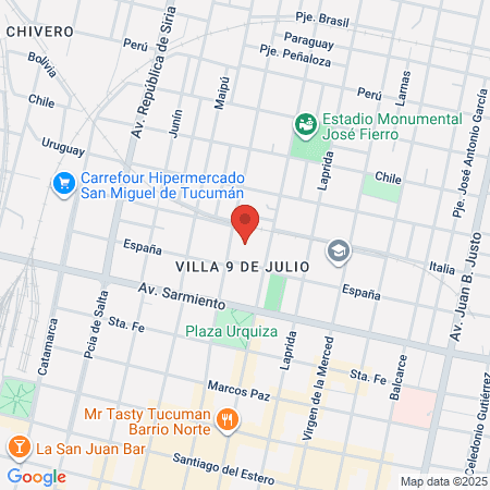 Centro Integral De Entrenamiento map