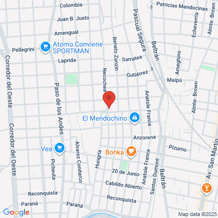 Hospital Pediátrico Dr Humberto Notti map