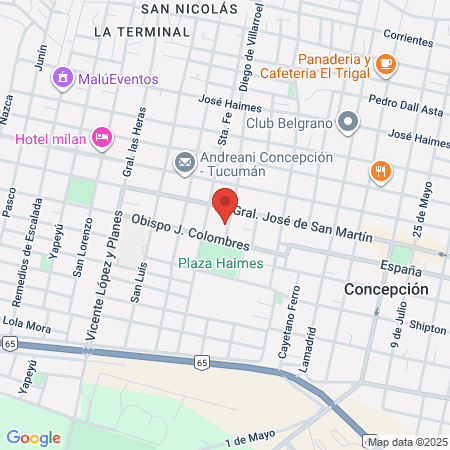 Para Ejecutivos Arte Moderno map