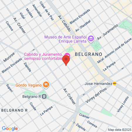 Dra Alejandra Olivieri map