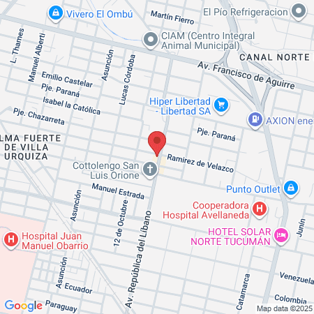 Veterinaria Del Campo map