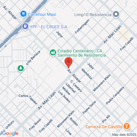 Gimnasio Judestil map