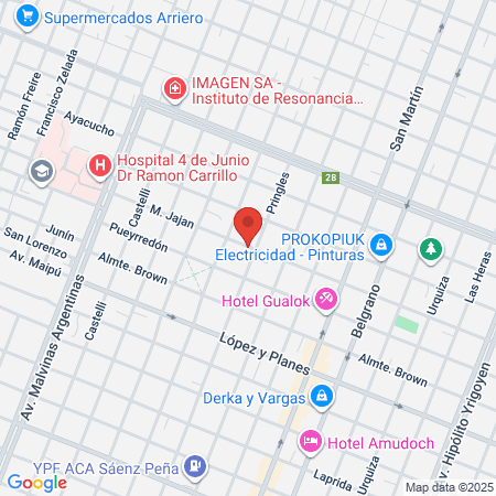 Desafio Gimnasio Centro De Salud Corporal map