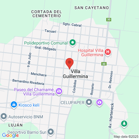 Deportivo Barrio Sur map
