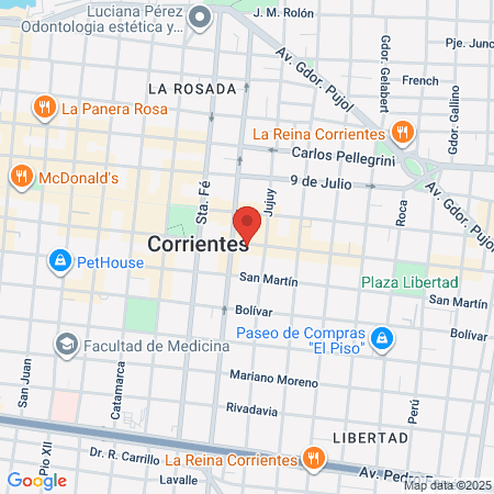 Carlos Billordo Peres map