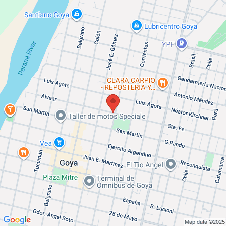 Dra Nancy R Vallejos map