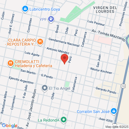 Dr Rubén E Acuña map