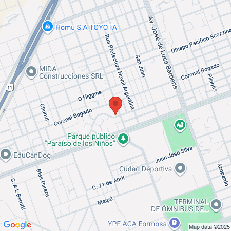 Barberia El Gringo map