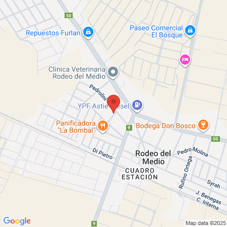 Estetica Ángeles map