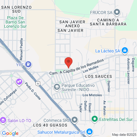 Centro De Salud B° Los Sauces map