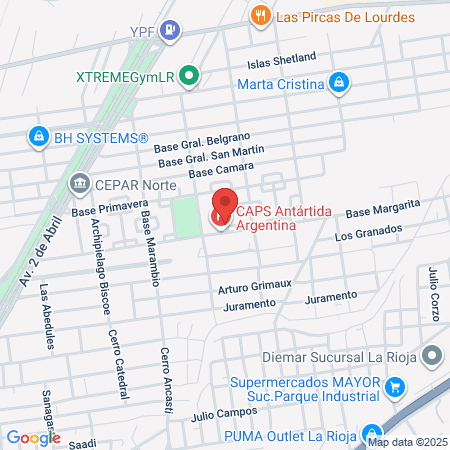 Hospital Italiano map