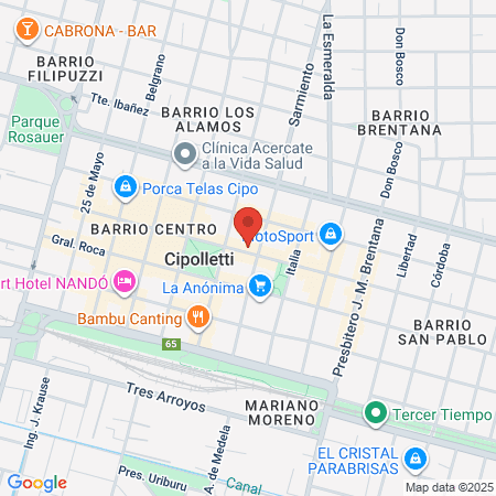 Hospital Carlos Ratti map