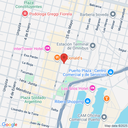 Odontóloga Ferrero Antonela map