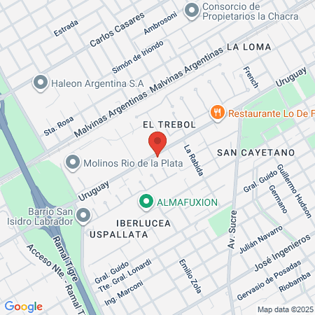 Uruguay 3698 Beccar map