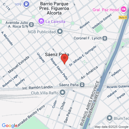 Consultorios Médicos F And F map