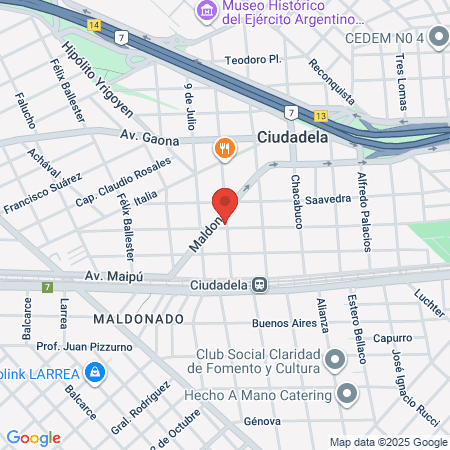 Dr Carlos M Nirino map