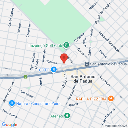 Consultorio Robaldo Nutrición map