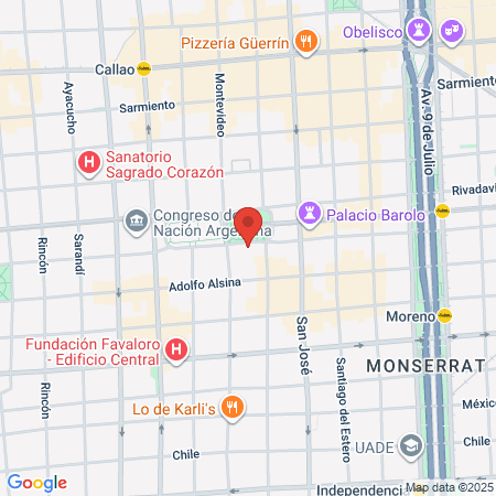 Dr Beistegui Mario Ruben map