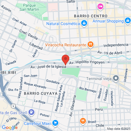 Veterinaria Rocky map