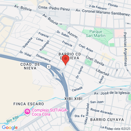 Veterinaria La Paca map