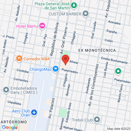 Clinica Veterinaria Los Manantiales map