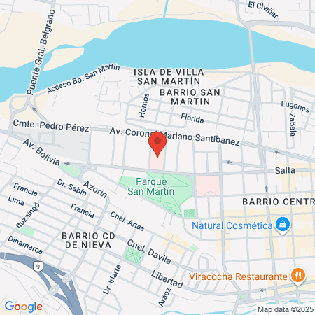 Ex Hospital Vespucio map