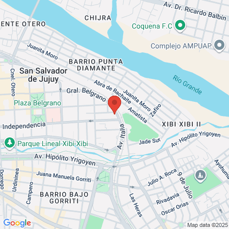 Hospital Pablo Soria map