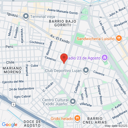 Clinica San Cayetano Jujuy map