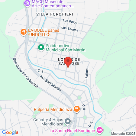 Santiago Peluqueria map