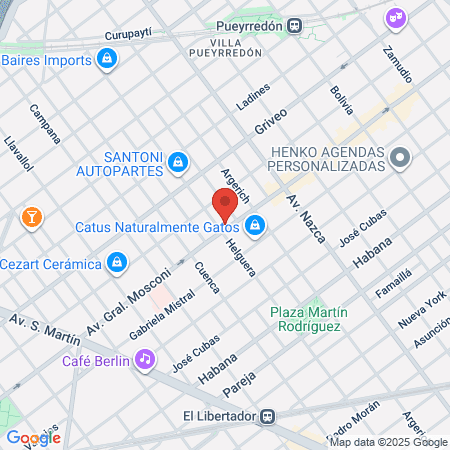 Veterinaria Mandela map