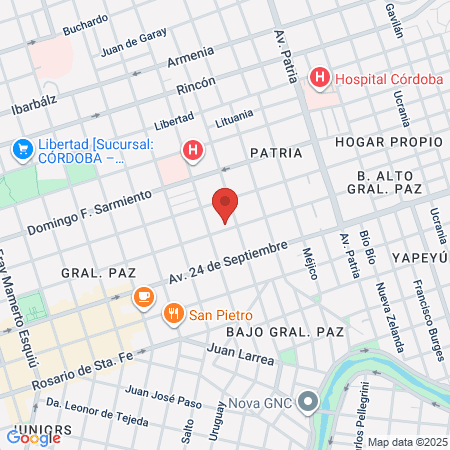 L And B Barbería map