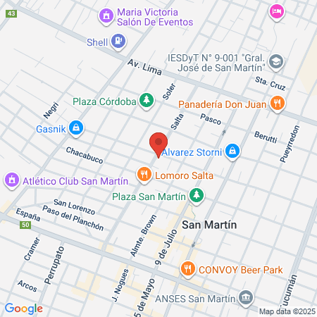 Centro De Salud Nº 317 La Verde map