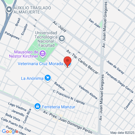 Veterinary Cruz Residence map