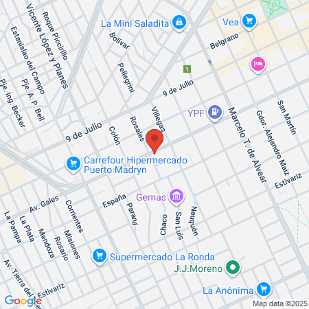 Veterinaria Pamperito map