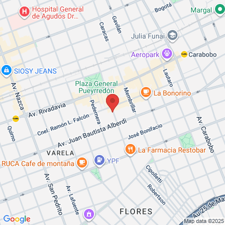 Gustavo Bermúdez map