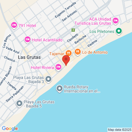 Residencial Las Grutas map