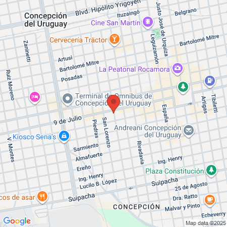 Dr José Cárdenas map