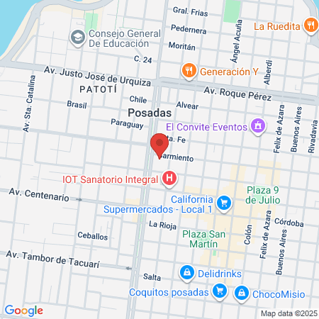 Espirometrias En Posadas map