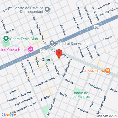 Maria Gabriela Aguilar map