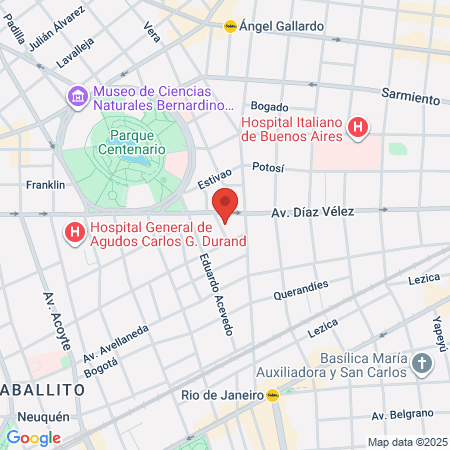 Dra Alejandra Mocoroa map