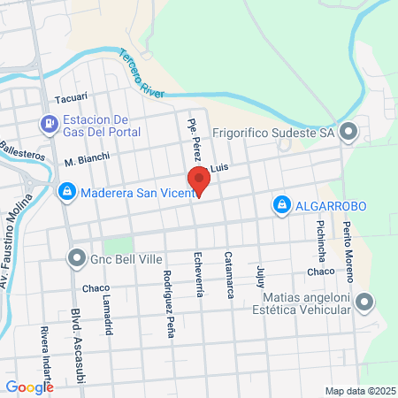 Veterinaria Yamila Tissera map