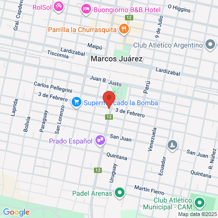 Veterina La Quebrada map