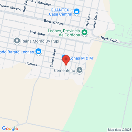 Santos Barbería map