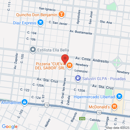 Academia De Belleza map