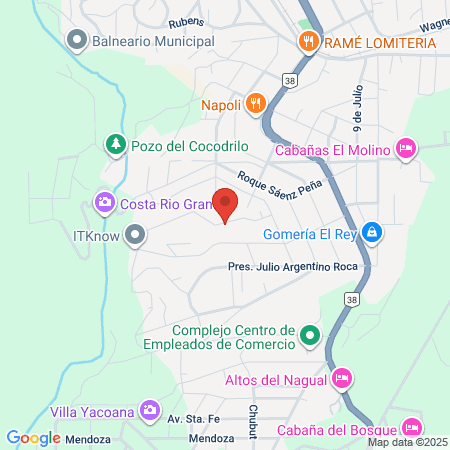 Dr Damian Fidalgo map